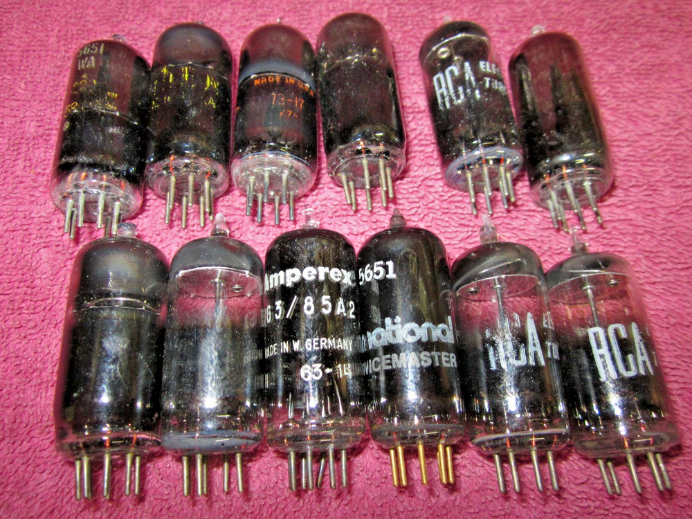 Lot 12pcs 5651/0G3/85A2 Glow Regulator Tubes 85V Glass Zener