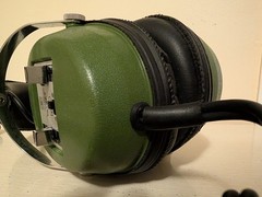 Vintage Le-Bo TA-327 Quad Headphones 4ch/2ch 1970’s Avacado Green ,Ex. Cond. HTF
