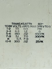Great Pair NOS Western Electric KS-8779 Power Transformers For Tube Amplifier