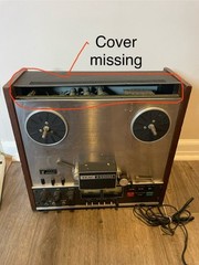 VINTAGE TEAC A-3300SX STEREO REEL TO REEL PLAYER TAPE DECK WORKS **check Photos