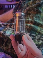 Matched Quad (4) GE 8417 Vacuum Tubes High Power Output Tube Tests Very Strong
