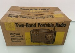 Rare New Old Stock 1963 GE Two-Band Civil Defense Shortwave Radio Model P925A