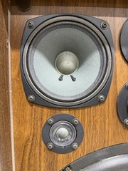 Vintage Kenwood KL-777A Stereo Floor Speaker Wood Grain Working Tested Single