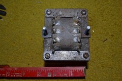 unknown power transformer for tube amplifier/radio tested good 425v /6 v-ct /5v