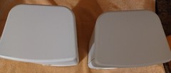 Pair of Mini Advent II  Indoor/Outdoor Speakers , White. Tested. See photos
