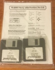 Unopened Ver.2.001 Roland VS-880EX Workstation Update Package for Mac & PC Disk
