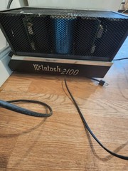 McIntosh Mc2100 Legendary Vintage Stereo Amplifier with Cage – Tested Working