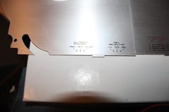 akai gx-77 reel to reel tape recorder face plates left and right.