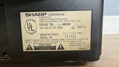 Sharp Linytron 13A M100 TV CRT Tested