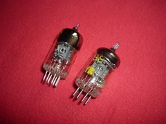 2pcs. Tesla 6F32 Pentode tube NEW = 6J1 (China); 6AK5; EF95