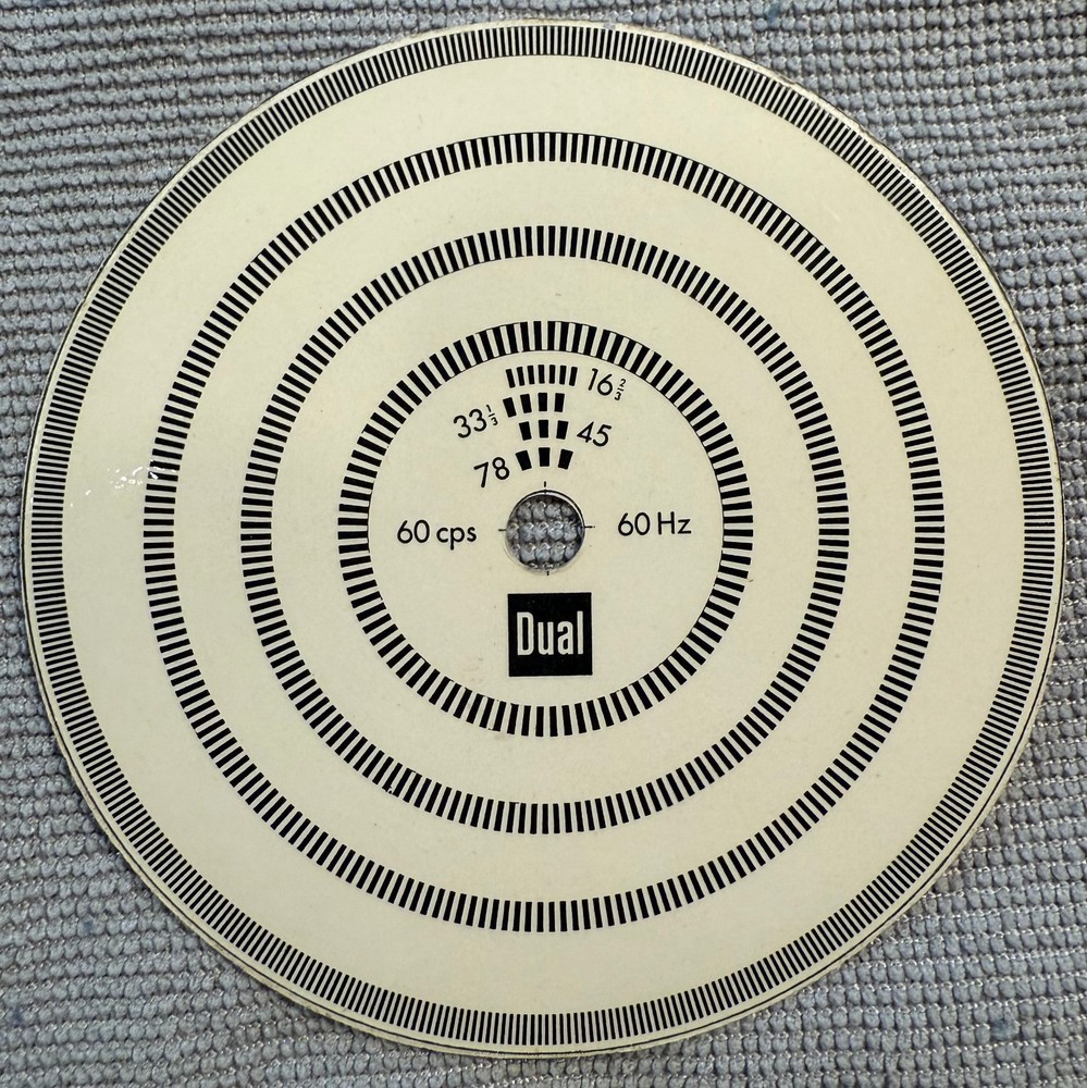 Dual Turntable – Strobe Disc 78, 45, 33 & 16RPM – 60Hz & 50 Hz