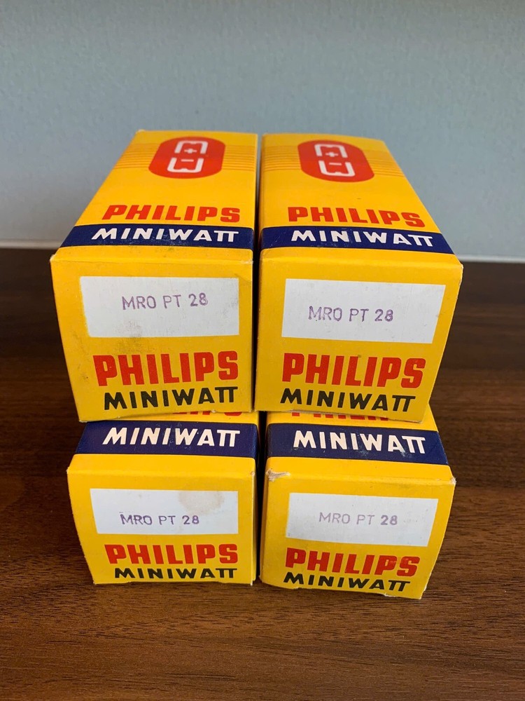 Tube MRO PT28 Philips Miniwat – NOS NIB (Price for 1 unit)
