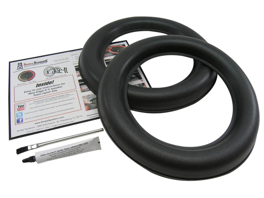 JL Audio 12W7AE 12W7 Subwoofer 12″ Speaker Foam Edge Repair Kit (Pair)