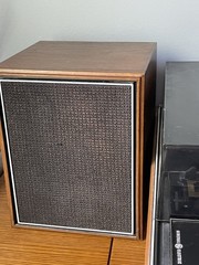 Vintage GE General Electric Stereo Console Turntable AM/FM Radio With Speakers
