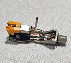 Vintage Akai Headshell with Cartridge – Universal SME Bayonet Connector