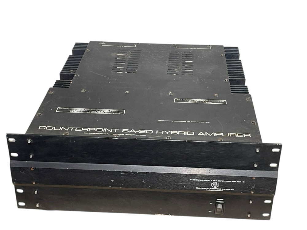 Counterpoint SA-20 Hybrid Tube Power Amplifier – Parts Or Repair