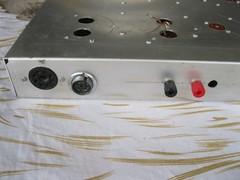 VINTAGE UNIT WITH SPRAGUE CAPACITORS AND OTHER–SEE PICTURES–AS IS-FOR PARTS