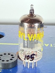 Brimar 12AT7 ECC81 NOS NIB Label Sylvania Tested Like NOS Balanced Tube