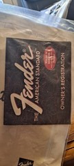 vintage Fender Frontman Amp owner’s manual registration package from 1990s,…