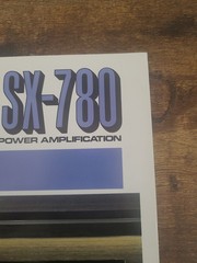 Pioneer SX-780 Stereo Receiver DC Power Amplification Original Brochure Pamphlet