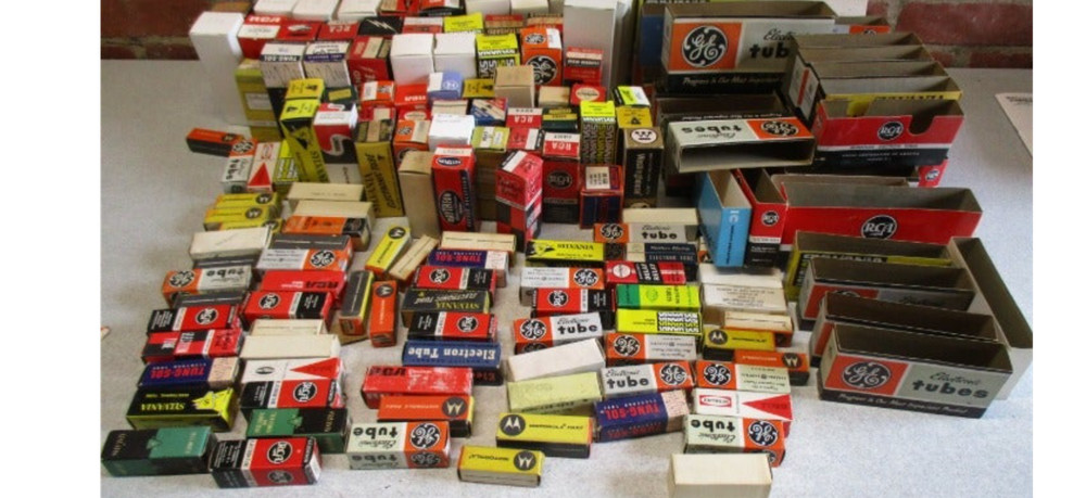 Vintage Vacuum Tube Grab Bag – NOS IN BOX – 3 TUBES FOR A BUCK! Thousands Avail!