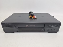 Mitsubishi HS-U446 VHS Hi-Fi 4 Head VCR Tested Working RCA Inputs No Remote