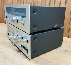 Kenwood KA-5700 Amp + KT-5500 Tuner Combo – Serviced/Working. Blue LEDs. 40 WPC