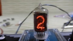 Amperex ZM-1000 Nixie Tubes Used But Clear and Bright (2)