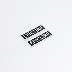 Epicure Speaker Logo Badge Emblem Custom Made 38mm(1.49″)X12.5mm(0.47″)