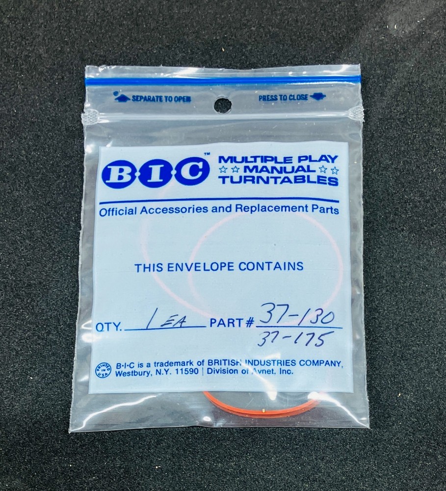 NOS Original Orange BIC Turntable Belt kit – for 920/940/960/980/981, more