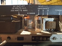DeWALD High Fidelity Mono Integrated Vacuum TUBE Amp Amplifier WORKS EL84 6BQ5