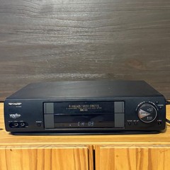 Sharp VC-A546U 4-Head Mid-Drive VHS VCR Player VCR Plus+ Black Power Tested Only