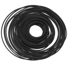 50Pcs Recorder Rubber Belts 40-135mm Mix Square Cassette Recorder(1mm Width)