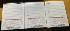 Lot Of 3 Sealed Vintage Realistic 8 Track 80 Minute Blank Tapes