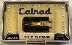 CALRAD SC 415 NEW CARTRIDGE & NEW GENUINE SN 415 STYLUS + ORIGINAL DISPLAY CASE;