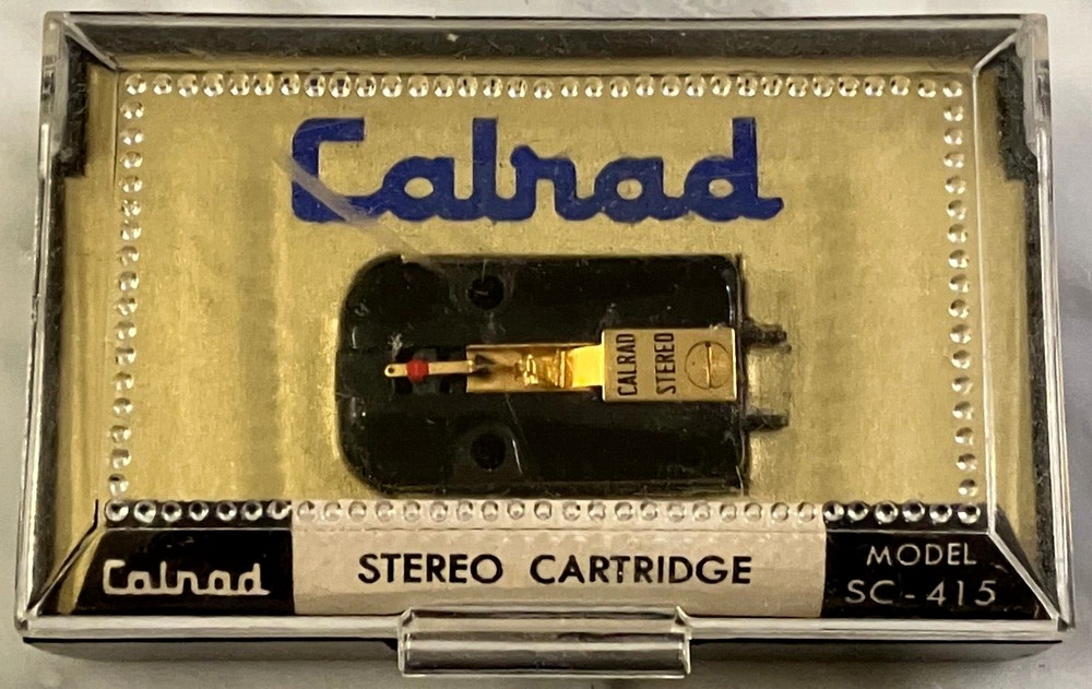 CALRAD SC 415 NEW CARTRIDGE & NEW GENUINE SN 415 STYLUS + ORIGINAL DISPLAY CASE: