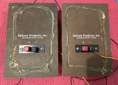 Vintage EPI Epicure Products Speaker 2 Way Crossovers PAIR Input Jack