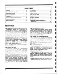 Pioneer SX-780 Stereo Receiver Owners Manual