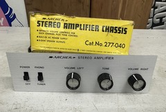 Vintage Stereo Speaker Amplifier Archer Untested NOS Open Box 277-040 Tandy READ