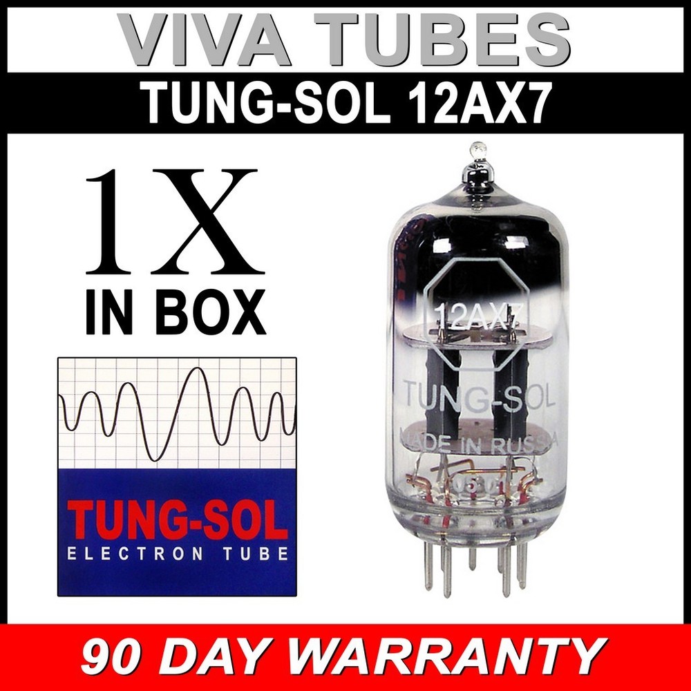 New Gain Tested Tung-Sol Reissue 12AX7 ECC83 Vacuum Tube – Authorized Dealer