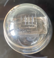 Rare MP Pedersen U4E8 Direct heated power triode = F410 Tube, Lampe, Röhre