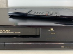 Parts Repair Only Mitsubishi HS-U50 VCR w/ OEM Remote Control Box VHS Player