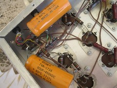 VINTAGE UNIT WITH DYNACO CAPACITOR / TRANSFORMERS—UNTESTED-FOR PARTS