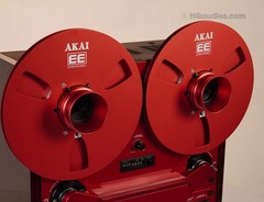 Aluminum NAB Hub Adapter Red Single Unit for Reel-to-Reel Deck –1-Year Warranty