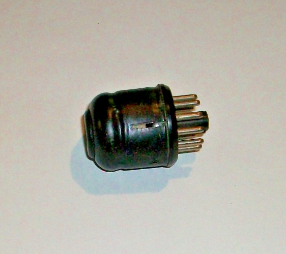 NOS 11 pin Amphenol Power Plug and Hood for Heathkit HP-23 Power Supply Cable