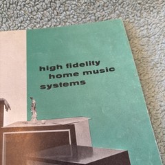 Vintage Altec Catalog Finished Cabinet & Floor Speakers Stereo Equipment 1964 #F