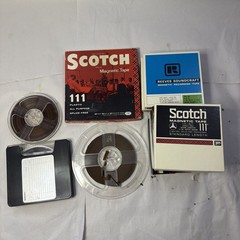 Lot of (13) 3M Scotch, Reeves Soundcraft Recording Reel To Reel Tape