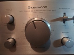 Tested & Working Kenwood KA-601 Amplifier 60w 8Ohms & Tuner KT-7500 CRAZY NICE!