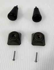Akai X-300 Reel to Reel BACK PANEL FEET