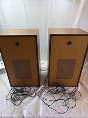 Vintage Pair Sony SS-610 3 Way Floor Speakers 8 Ohms Japan Made Working!